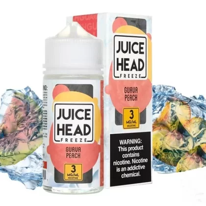 JUICE HEAD GUAVA PEACH FREEZE 100ML - Vape Product, Vape Product