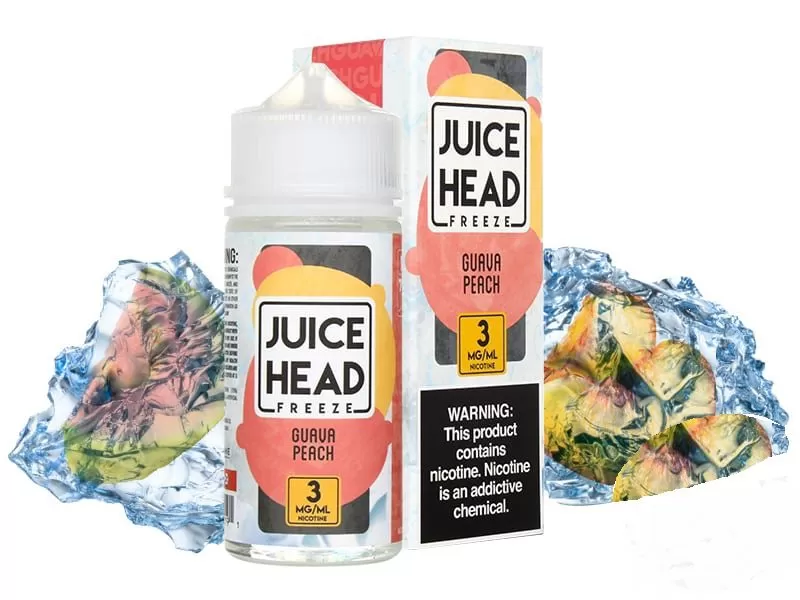 JUICE HEAD GUAVA PEACH FREEZE 100ML - Vape Product, Vape Product