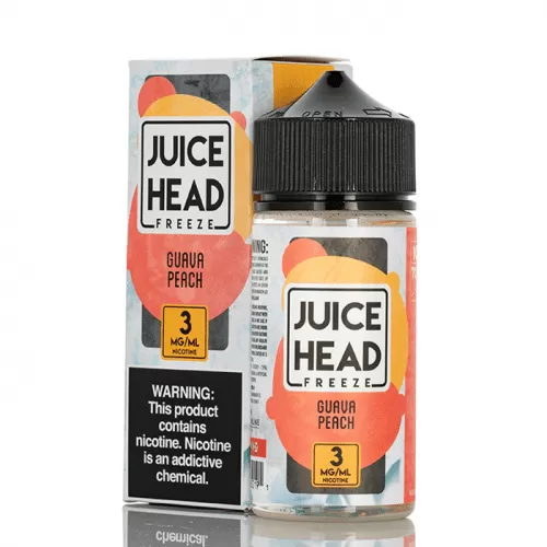 JUICE HEAD GUAVA PEACH FREEZE 100ML - Vape Product, Vape Product - Image 2
