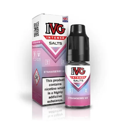 IVG INTENSE STRAWBERRY ICE 10ML NIC SALT E-LIQUID