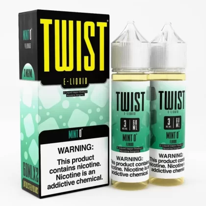 Twist e-Liquids Mint 0 eJuice - 120mL (2x60mL); Vape Product, Vape Product; Twist eLiquids
