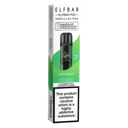 Elf Bar 600 Spearmint Prefilled Pods - Ecigpremium