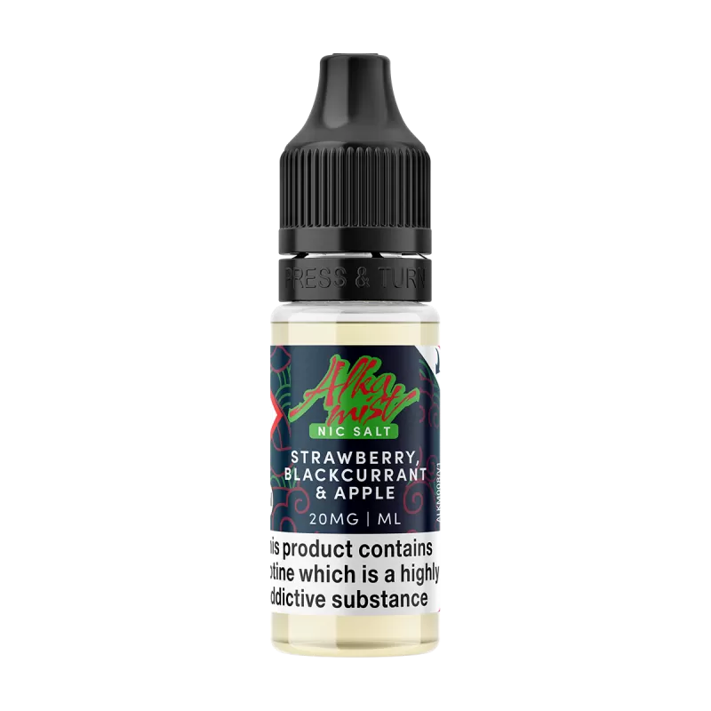 Strawberry, Blackcurrant & Apple Nic Salt by Alka Mist 10ml - Ecigwizard - Image 2