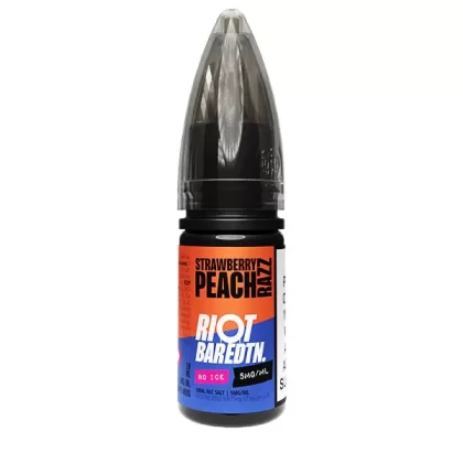 Riot Squad NO ICE Strawberry Peach Razz Nic Salt E-Liquid - 5mg