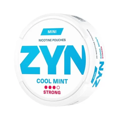 ZYN Cool Mint Nicotine Pouches - Strength#X Strong 11mg>Strong 9.5mg>Strong 6mg (Mini)>Medium 3mg (Mini) (F84C6F)
