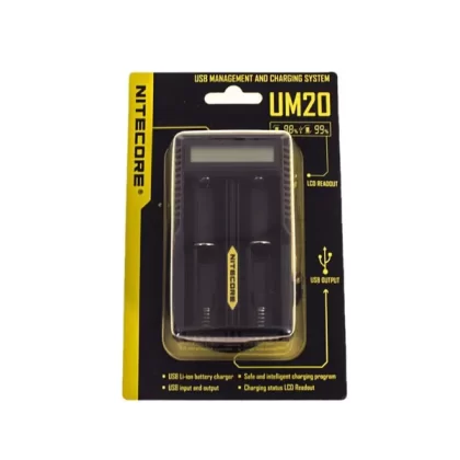 Nitecore Intellicharger UM20 LCD Li-ion Battery Charger