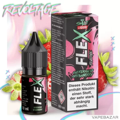Revoltage Flex – Overdosed Strawberry - Vapebazar