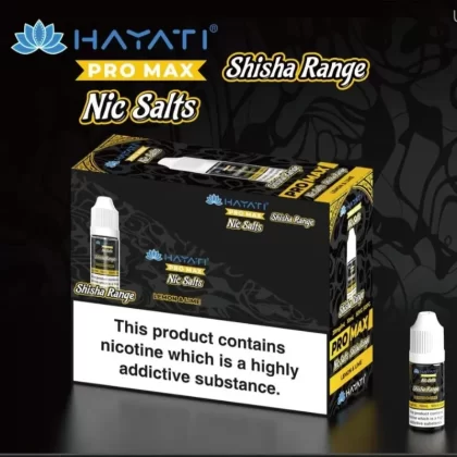 Bru ICE Lemon Mint Hayati Shisha Nic Salt Box Of 10