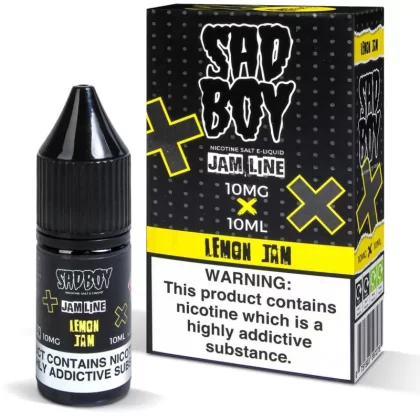 Sadboy Lemon Jam Nic Salt Vape Juice - 10 Pack - 20mg