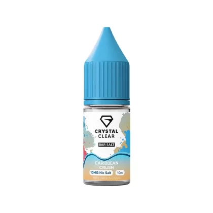 Crystal Clear Bar Salts Caribbean crush Nic Salt Vape Juice - 10mg
