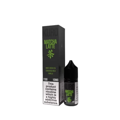 Kuro Matcha Latte Nic Salts 10ml E-Liquid By Riot