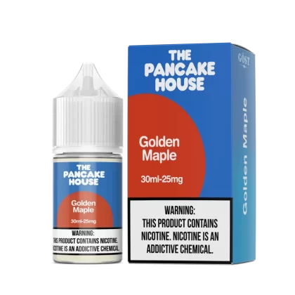THE PANCAKE HOUSE Salt by GOST VAPOR - Golden Maple - 30ML E-Liquid - 50MG