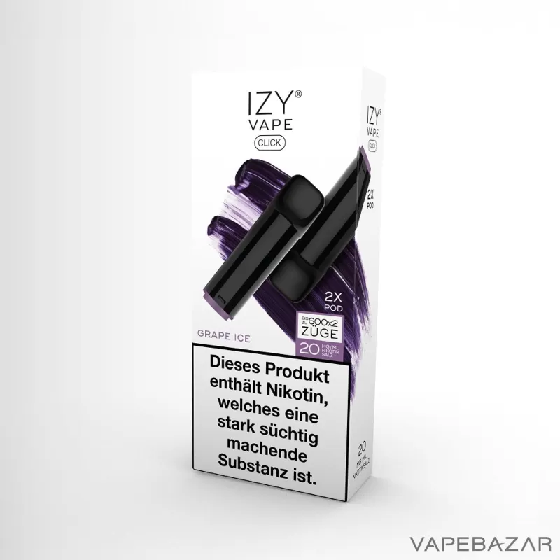 IZY Vape – IZY CLICK Pod – Grape Ice 20mg/ml Nikotin - Image 2
