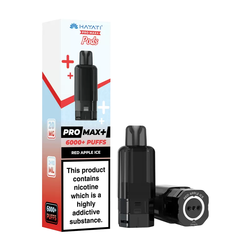 Red Apple Ice Hayati Pro Max+ Refill Pack - Ecigwizard