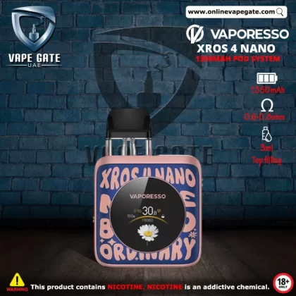VAPORESSO XROS 4 NANO 1350mAh POD SYSTEM - Race Track