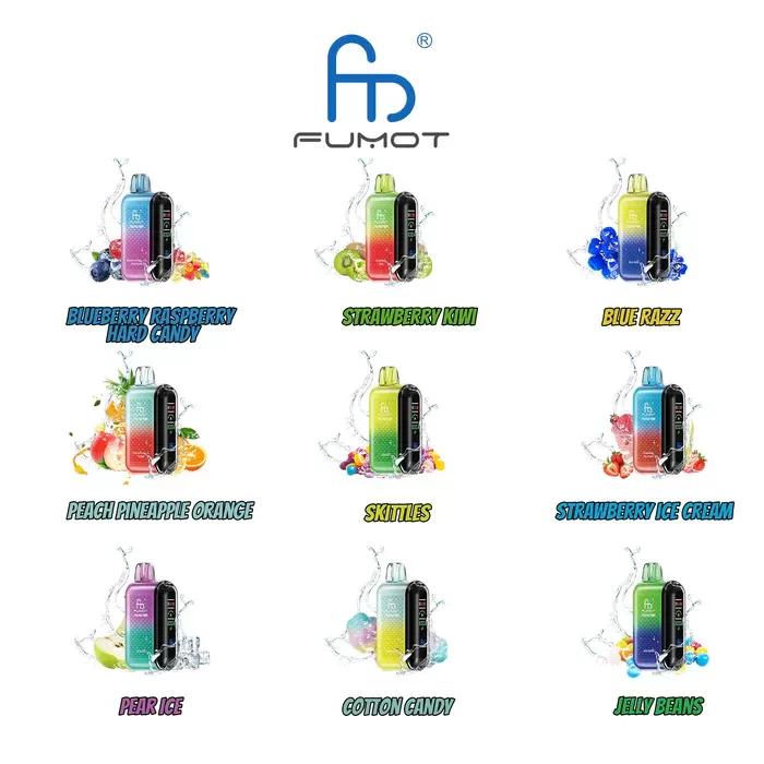 Fumot Tornado 20000 Puffs Dual Mesh Rechargeable Disposable Vape - Cucumber Lemonade - Image 3