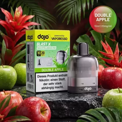 Vaporesso Dojo Blast X Pod Nachfüllbehälter 10ml – Double Apple – 20mg