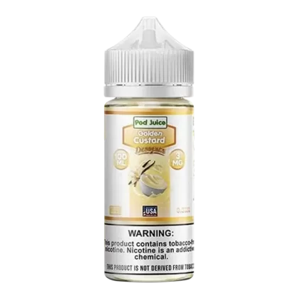 Golden Custard POD JUICE 100ml - Customer Group#VAP~Nicotine#3mg>6mg~Size#Single