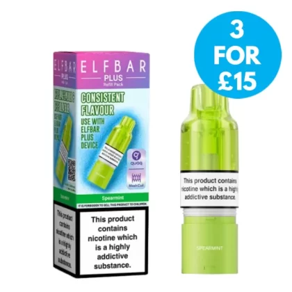 Elf Bar Plus Refill Pods 20mg (2%) - Vape Co