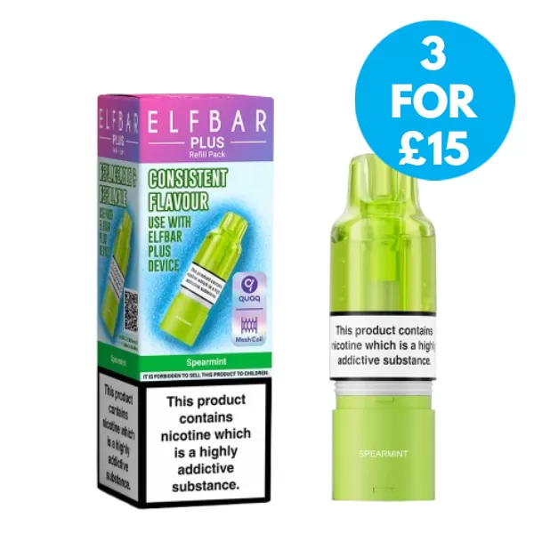 Elf Bar Plus Refill Pods 20mg (2%) - Vape Co