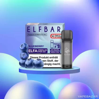 ELFBAR ELFA Pods Blueberry 20mg – 2er Pack - Elf Bar