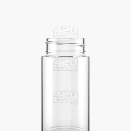 Wide Mouth Straight Sided Clear Plastic Jars for Pre-Rolls | 38mm – 2oz – 180 Count