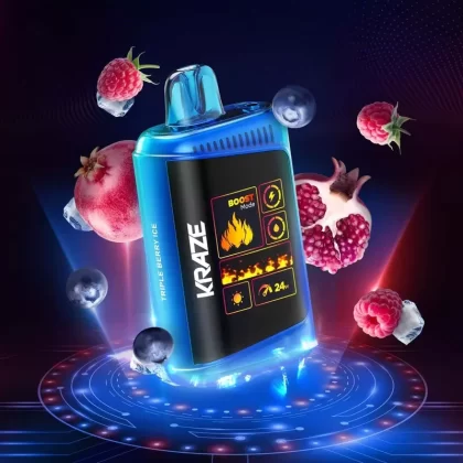 KRAZE HD MEGA – TRIPLE BERRY ICE - Ecigdepot