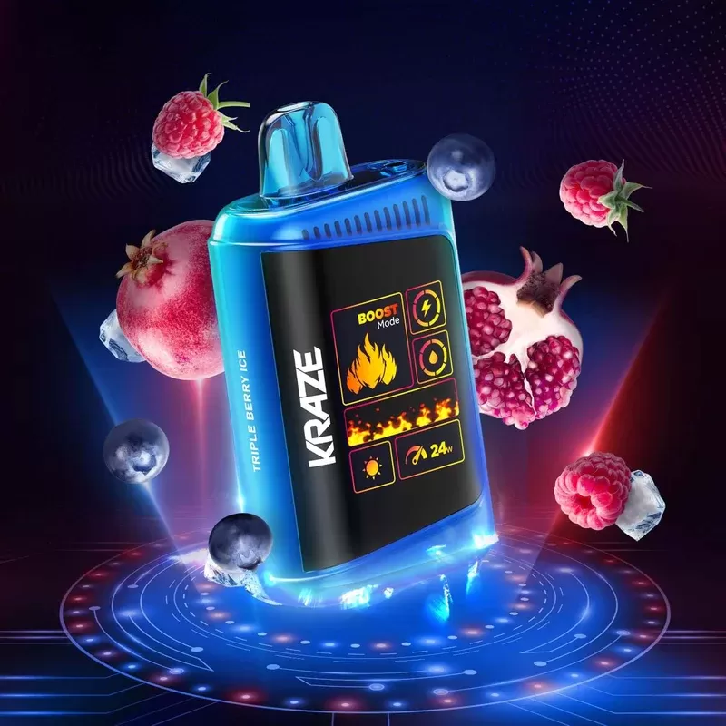 KRAZE HD MEGA – TRIPLE BERRY ICE - Ecigdepot