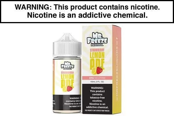 STRAWBERRY LEMONADE BY MR. FREEZE 100ML - Vapejuice