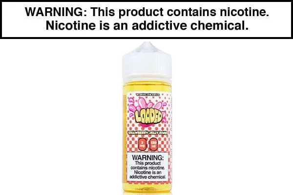 STRAWBERRY JELLY DONUT BY LOADED E LIQUID 100ML | 120ML - Vapejuice