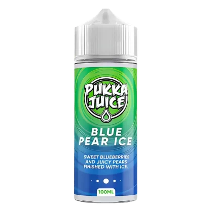 Pukka Juice Blue Pear Ice Vape Juice 100ml - Size#0 Nic Shots>1 x 18mg Nic Shot>2x 18mg Nic Shot