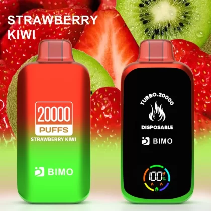 BIMO Turbo 20000 Puffs – Strawberry Kiwi - Ozvapeone (45FCB4)