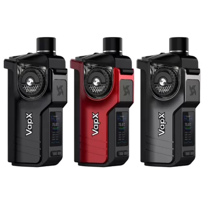 VapX Geyser Pod Kit 100W - Charcoal Black / Without Battery