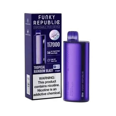 Tropical Rainbow Blast Funky Republic Ti7000 Disposable