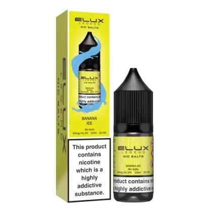 Banana Ice Elux Nic Salts e Liquid 10ml – TPD - Vapestorm Co