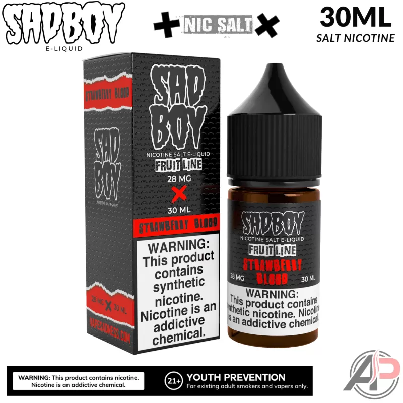 Sadboy Strawberry Blood Salt Nicotine 30mL
