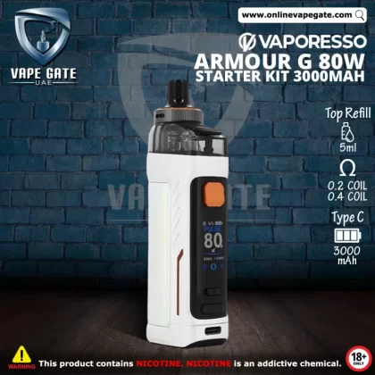Vaporesso Armour G 80W Starter Kit 3000mAh - Silver