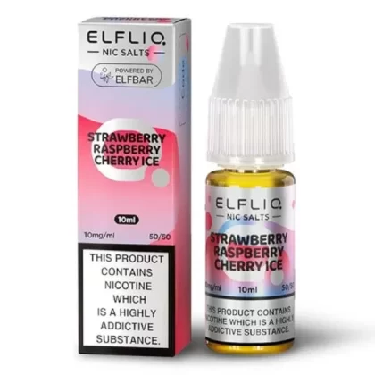 Elfbar Elfliq -Strawberry Raspberry Cherry Ice Nic Salts – E-Smoke Ireland (ESI)