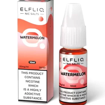Watermelon Nic Salt E-Liquid - ElfLiq - 20mg - PG 50%