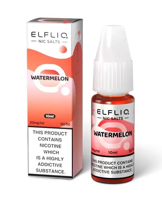 Watermelon Nic Salt E-Liquid - ElfLiq - 20mg - PG 50% - Image 3