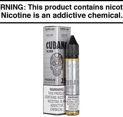 CUBANO SILVER BY VGOD SALT 30ML - Vapejuice