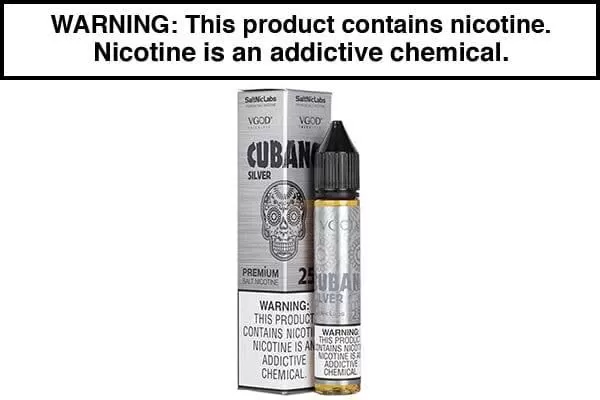 CUBANO SILVER BY VGOD SALT 30ML - Vapejuice