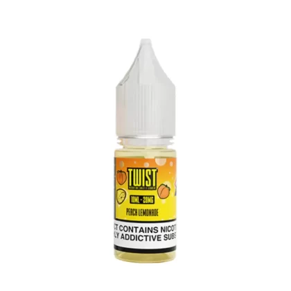 Twist Peach Lemonade Saltnic vape Juice - 10 Pack - Strength 20mg