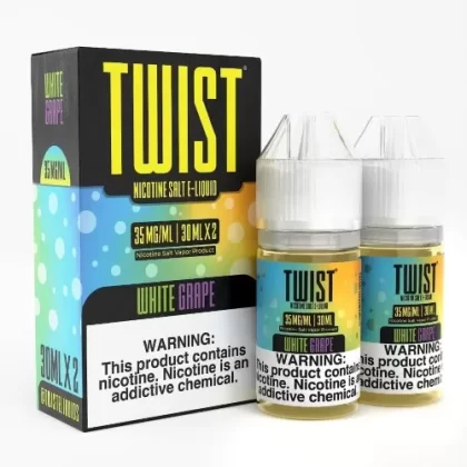 Twist E-Liquid Salts – White Grape – 30ml (x2)