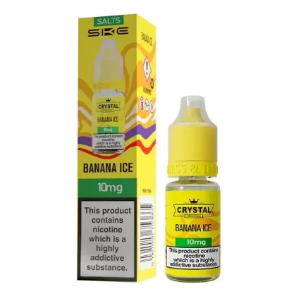 SKE Crystal Banana Ice Nic Salt E-liquid - 10mg