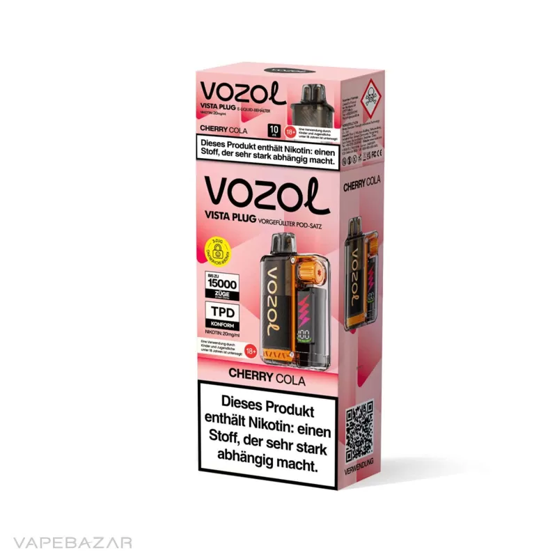 Vozol Vista Plug – Cherry Cola Starter Kit - Vapebazar - Image 3