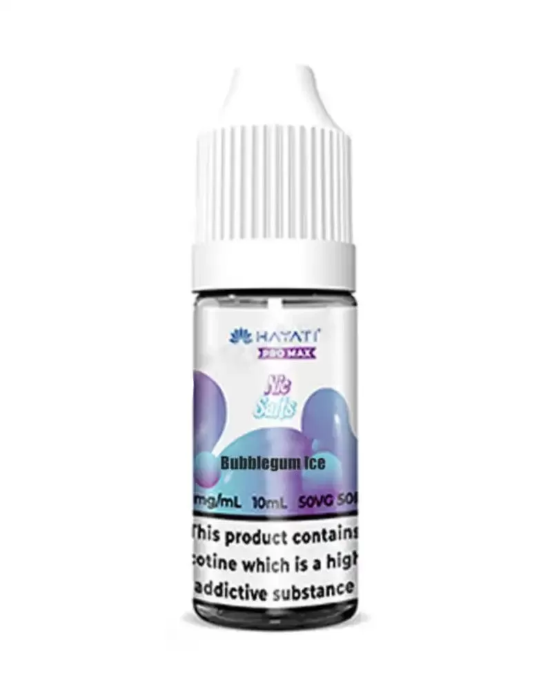 Hayati Pro Max Bubblgum Ice Nic Salt Vape Juice - 10mg