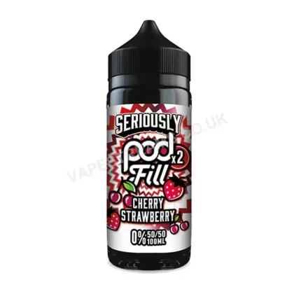 Doozy Seriously Pod Fill x2 Cherry Strawberry E-Liquid Shortfill - Vapestreams Co