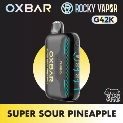 Rocky Vapor Oxbar G42K Disposable Vape – Super Sour Pineapple