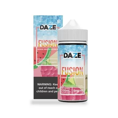 Raspberry Green Apple Watermelon Iced | 7 Daze | 100mL - 3MG